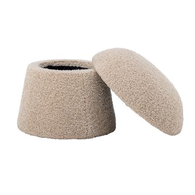 Sittpuff Natur Polyester Bocca | Bloomingville