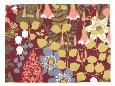 Skogen, Bordstablett, Vinröd, 45X34Cm 2-Pack