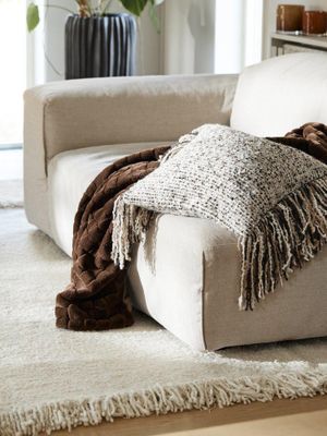 Svanefors Naomi Kuddfodral Brun 45x45 cm