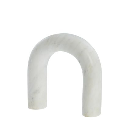 Lene Bjerre Ellia Dekoration Vit Marmor H25.5 cm