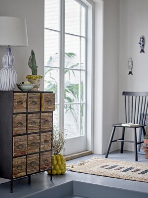 Gavisa Table lamp Blå Stengods Ø35.5cm Bloomingville Creative