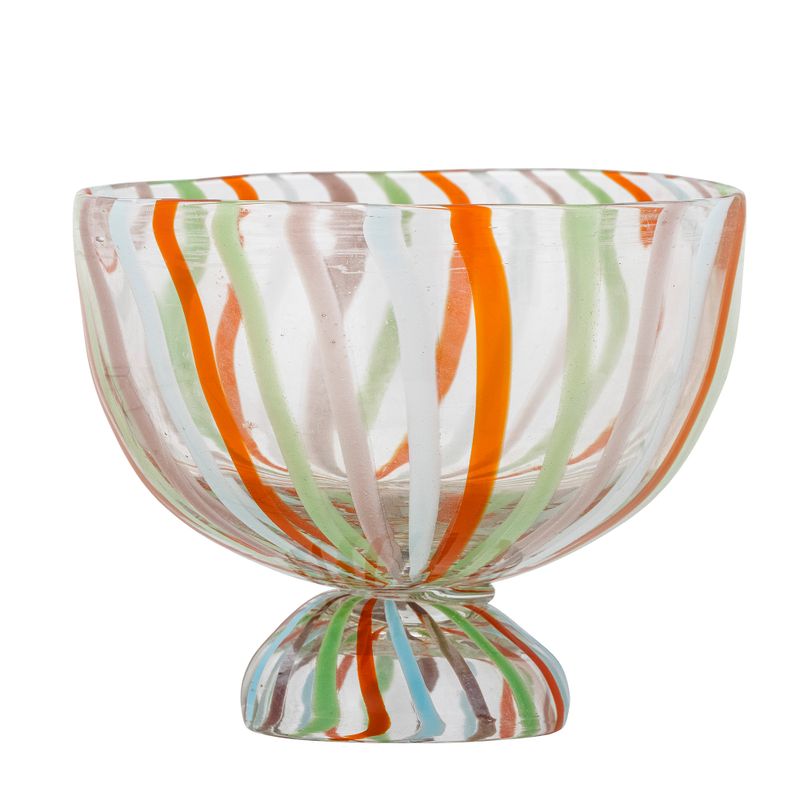 Skål Grön Glas Savya | Bloomingville