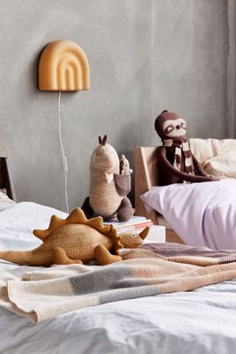 Vägglampa Ljust gummi Silikon. Plast OYOY MINI