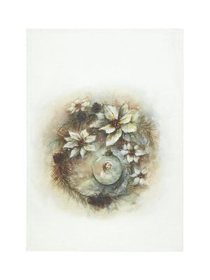 Helle Kökshandduk Grön 50x70cm | Svanefors