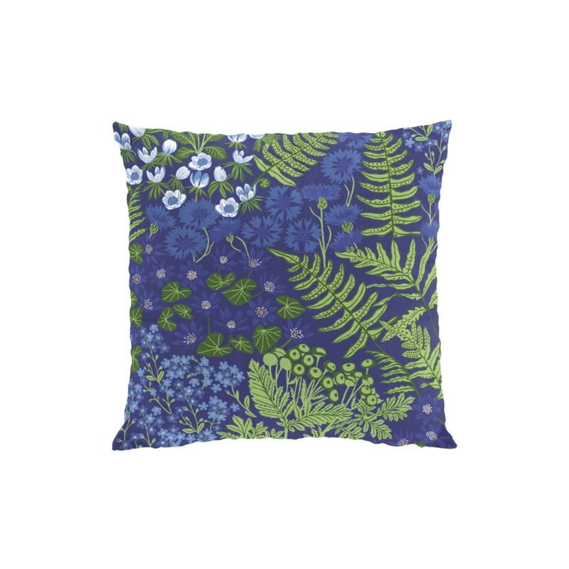 Blå Blom kuddfodral Arvidssons Textil