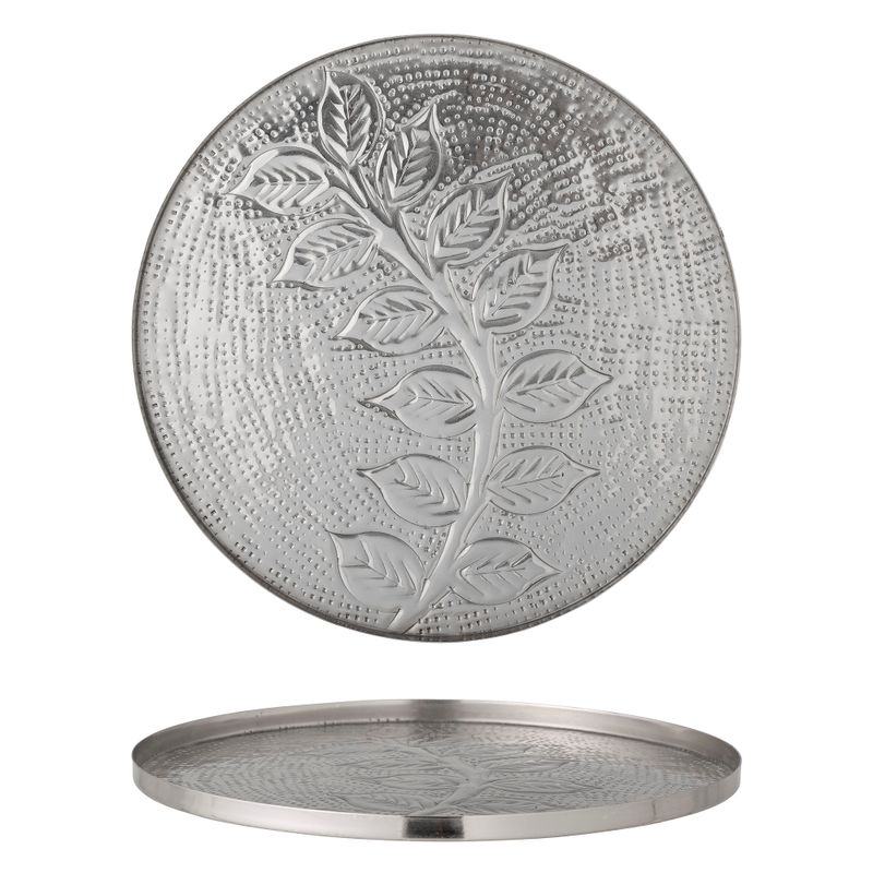Bricka Silver Metall Leila | Bloomingville