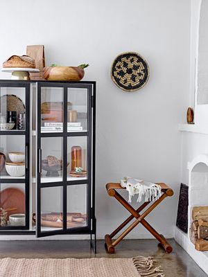 Skåp Svart Ek Opal | Bloomingville