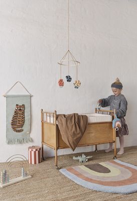 Skallra Grön Bomull. Återvunnen polyesterfyllning OYOY MINI