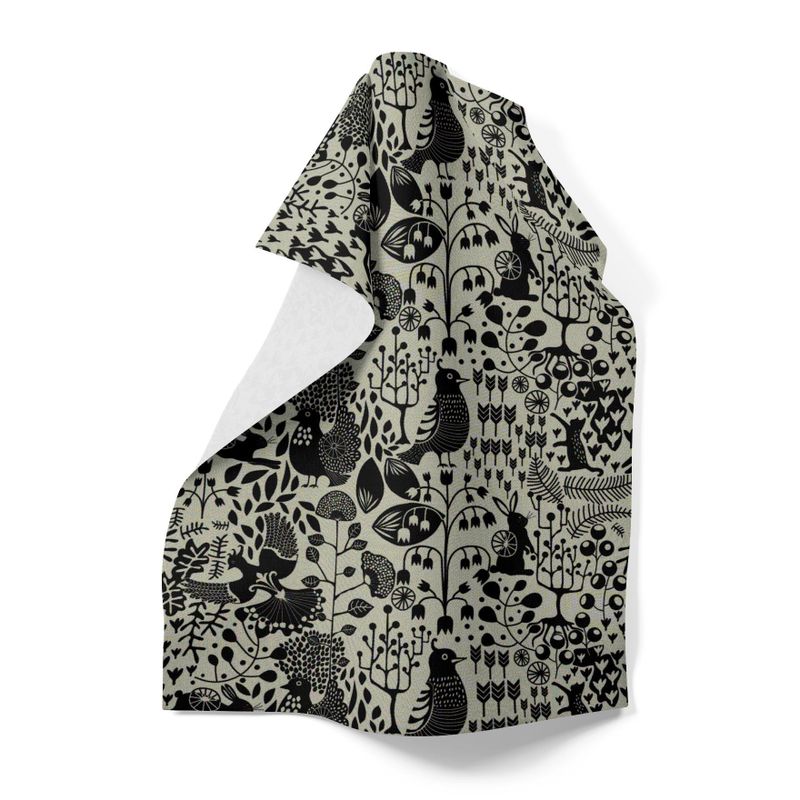Fyri (culla) svart handduk Arvidssons Textil