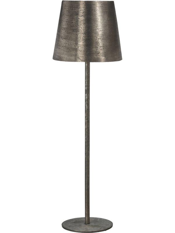 PR Home Base Bordslampa med metallskärm 57 cm Silver