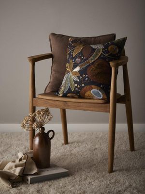 Svanefors Julie Kuddfodral Mocca 45x45 cm