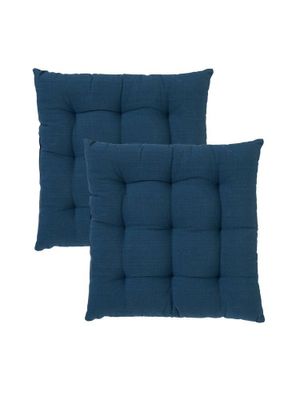 Svanefors Louie Stolsdyna 2-pack Blå 40x40 cm