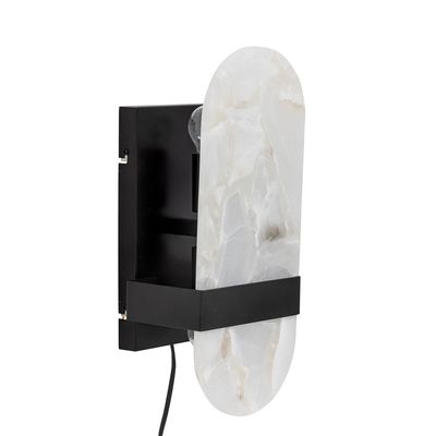 Vägglampa Svart Alabaster Taco | Bloomingville
