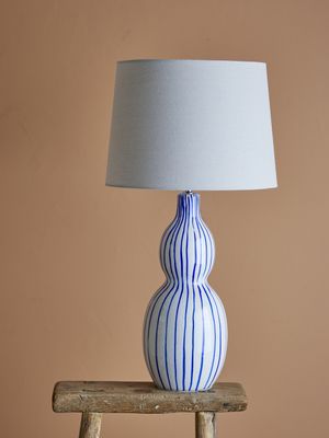 Gavisa Table lamp Blå Stengods Ø35.5cm Bloomingville Creative