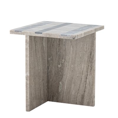 Clea Sidobord Brun Marmor H40cm Bloomingville