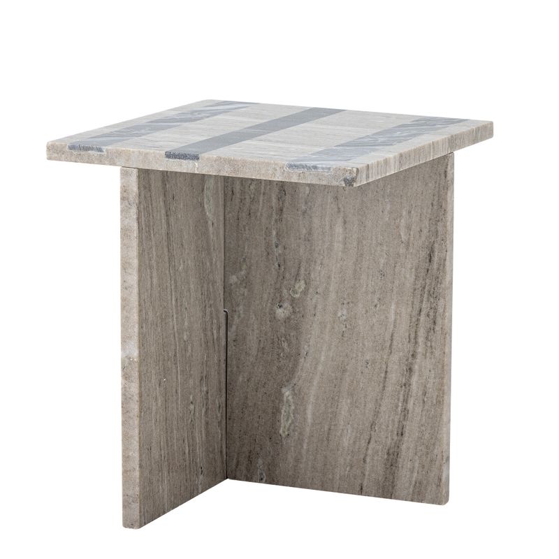 Clea Sidobord Brun Marmor H40cm Bloomingville