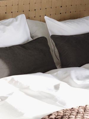 Svanefors Estelle Kuddfodral Mellangrå 35x80 cm