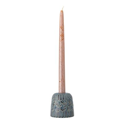 Ljusstake Blå Stengods Samsin | Bloomingville
