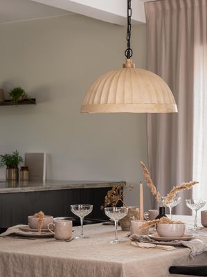 Haley Taklampa Beige 43cm | PR Home