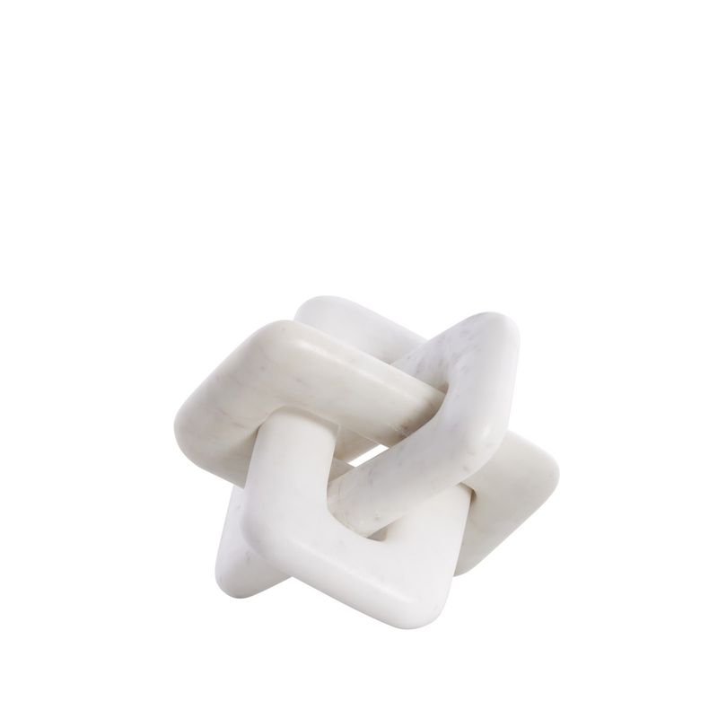 Ellia Dekoration Vit Marmor H15 cm Lene Bjerre