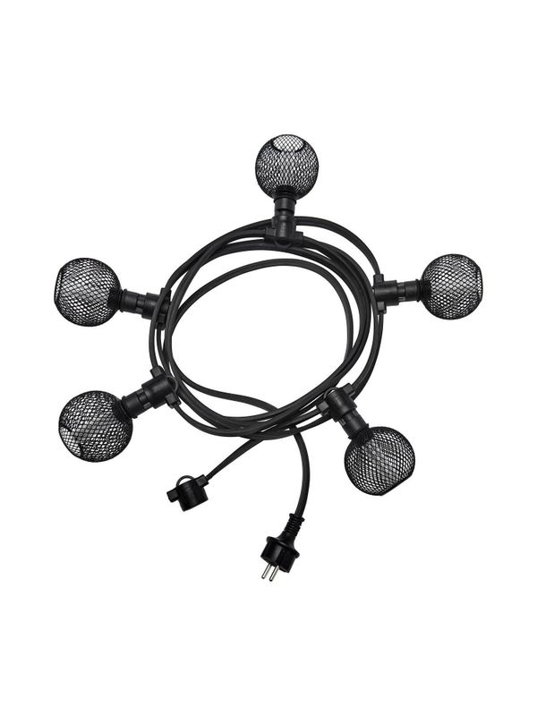 Grid LED pkt E14 5x Ljuskällor 4.2m Svart | PR Home