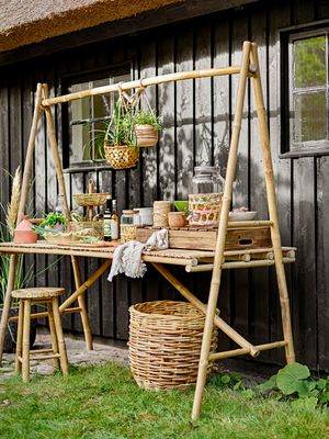 Burk med kran Klar Glas Manna | Bloomingville