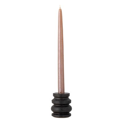 Ljusstake Svart Stengods Idina | Bloomingville