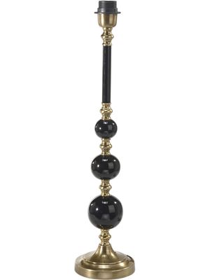 Abbey Lampfot Svart/Antikmäss 60cm Svart/mässing | PR Home
