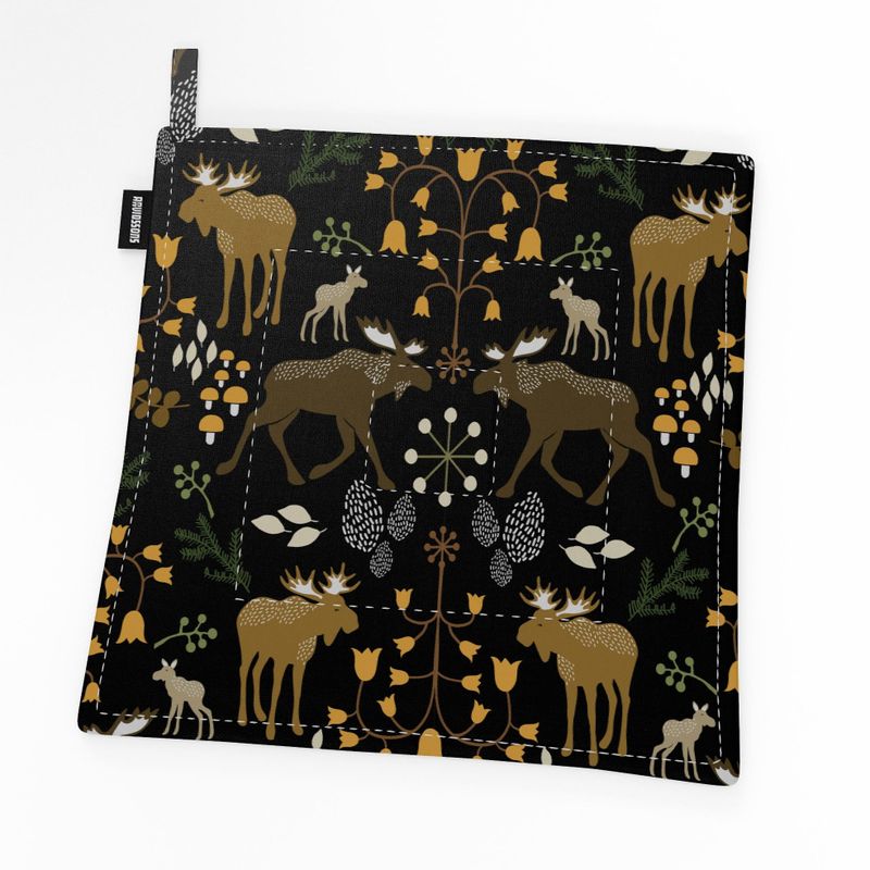 Skogens Konung svart grytlapp Arvidssons Textil