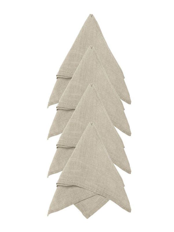 Svanefors Julie Servett 4-pack Lin 45x45 cm
