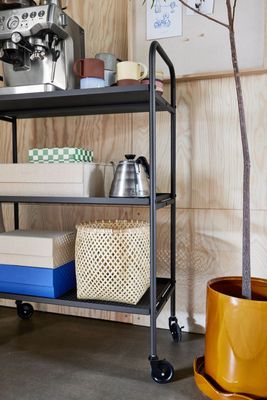 OYOY Maki Trolley Svart Stål H110 cm