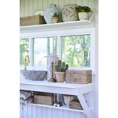 Lene Bjerre Hilde Lykta Linne Keramik H39 cm