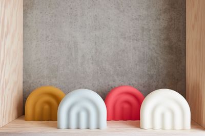 Bordslampa Körsbärsröd Silikon. Plast OYOY MINI