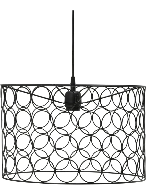 Ring Taklampa Svart 40cm | PR Home