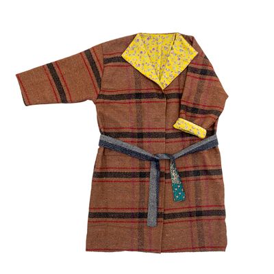 Kimono Brun Upcycled | Bloomingville Creative