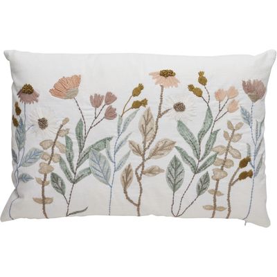 Lene Bjerre Inielle Kudde Benvit Bomull 60x40 cm