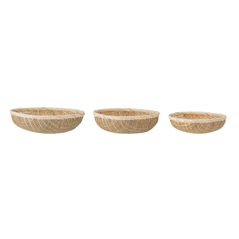 Korg Natur Bambu Nico Set om 3 | Bloomingville