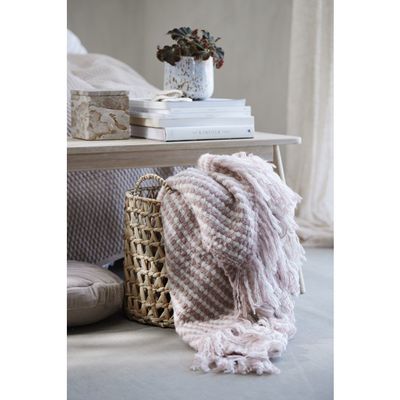 Lene Bjerre Ellia Låda Linne Marmor 12x12 cm