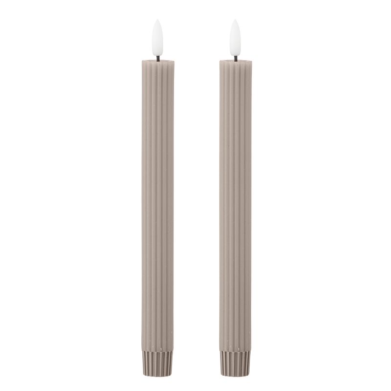 LED-ljus Natur Paraffin Ponza Pack of 2 | Bloomingville