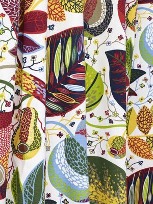 Svanefors A&E Gardin 2-pack Röd 145x250 cm