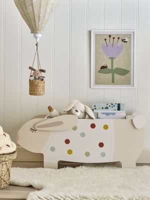 Villja Bokställ Vit MDF L87 cm Bloomingville Mini