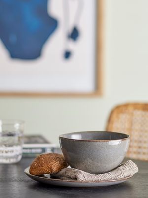 Skål Grå Stengods Sandrine | Bloomingville