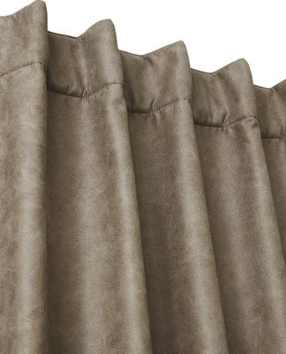 Svanefors Lycke Gardin Mörkbrun 135x280 cm