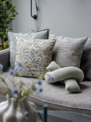 Svanefors Bertie Kuddfodral Blågrön 45x45 cm