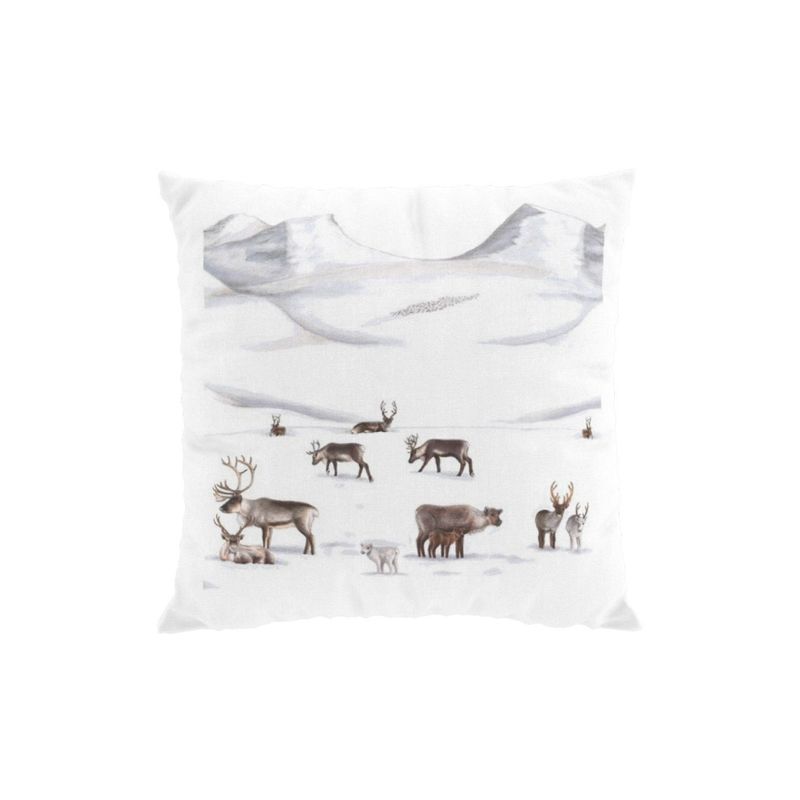 Renfjället offwhite kuddfodral Arvidssons Textil