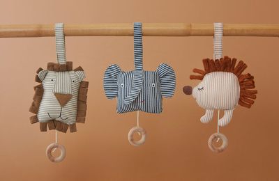 Musikmobil Blå Ekologisk Bomull. Polyesterfyllning OYOY MINI