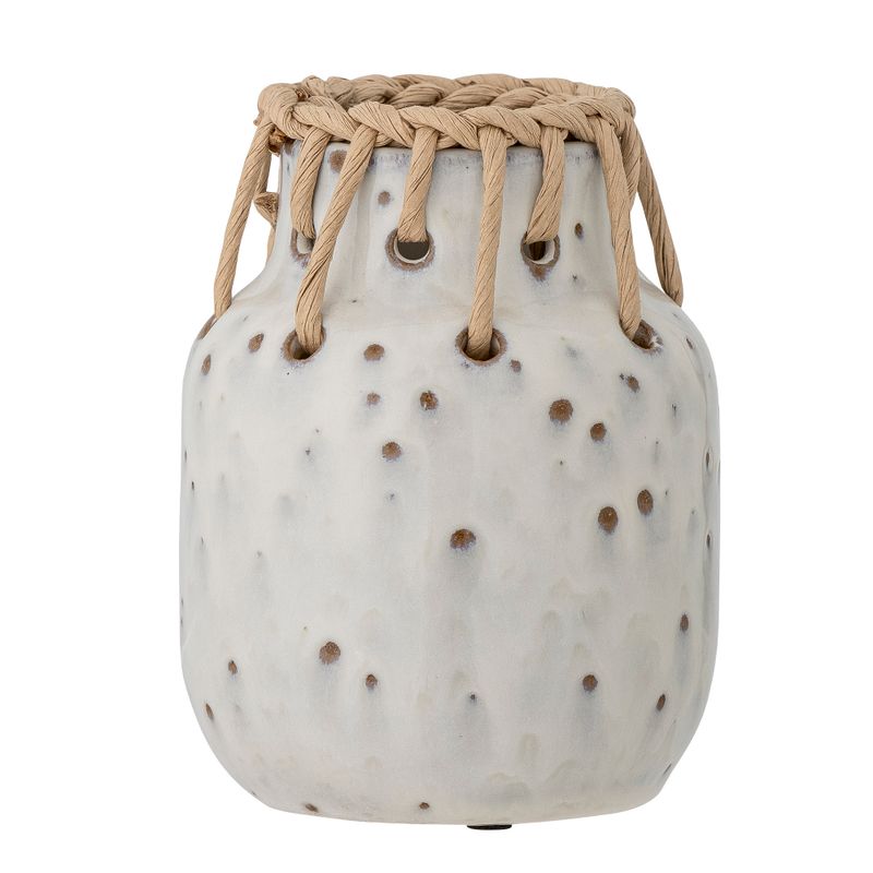 Vas Vit Keramik Janel | Bloomingville