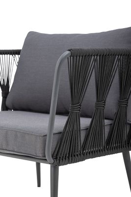 Pavone Loungefåtölj Svart Metall H72cm Bloomingville