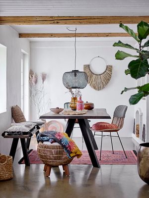 Taklampa Svart Bambu Rodi | Bloomingville