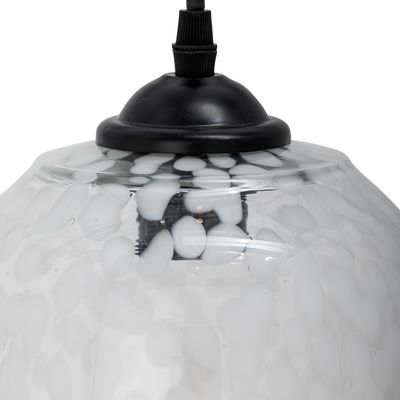 Gisele Pendellampa Vit Glas Ø18cm Bloomingville